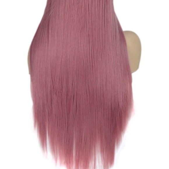 MADDIE 28” Pink with dark roots LaceFront Wig ? main image 3
